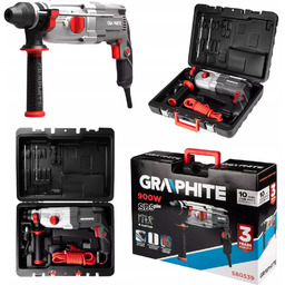 Graphite Młotowiertarka Sds+ 900W, walizka udar 4 funkcje