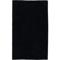 Dywanik łazienkowy Chenille soft czarny