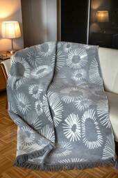 Unia - Cotton Cloud Koc bawełniany akrylowy 150x200