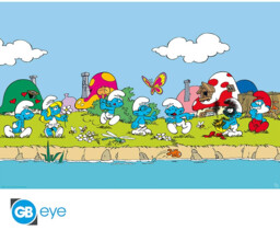 Plakat Smerfy - Smurfs