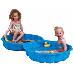 Piaskownica Lub Basen Plastikowa XXL 2w1 Muszelka Zamykana