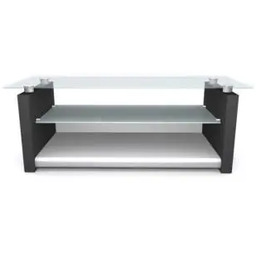 Arkas 24 Plasma SC Srebrny/Czarny Stolik