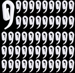 ANSIO  Haczyki do zasłon 100 sztuk ołówkowo