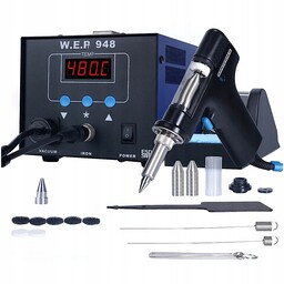 Stacja rozlutownicza odsysacz rozlutownica Hotair Wep 948 75W