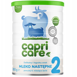 CapriCare 2 mleko następne powyżej 6 miesiąca oparte
