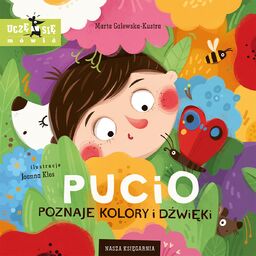 Pucio poznaje kolory i dźwięki, książeczka dla dzieci