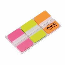 Zakładki indeksujące POST-IT SILNE neonowe 686-PGO 38x25mm, 3x22