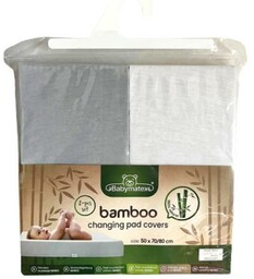 BabyMatex Pokrowiec na przewijak BAMBOO 50x70/80 biały
