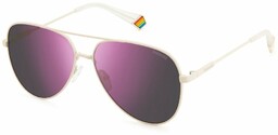 Okulary POLAROID PLD6187SSZJ. Okulary przeciwsłoneczne, Kolor biały. Unisex.