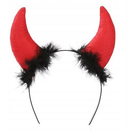 OPASKA DO WŁOSÓW Z ROGAMI DIABŁA NA KARNAWAŁ