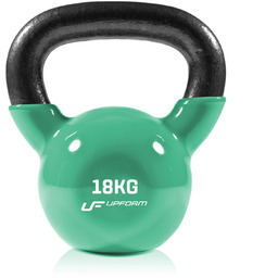 UpForm Hantla winylowa żeliwna Kettlebell 18 kg -