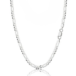 Srebrny Łańcuszek Figaro Pełny 3,00 mm pr 925
