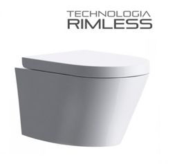 MISA WC RIMLESS 48x37x37 cm+ DESKA WOLNOOPADAJĄCA STANDARD