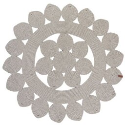 Dywan okrągły Zoja 100 cm szary