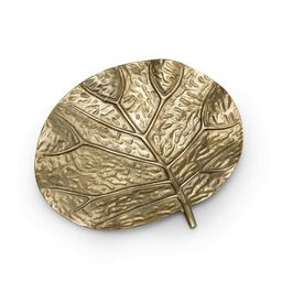 Eurofirany Patera metalowa Karen 27x23 złota w formie