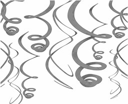 DEC SWRL PLASTIC SILVER