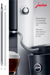 Przewód mleka z osłoną ze stali nierdzewnej HP3