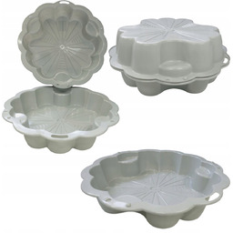 Piaskownica Lub Basen Plastikowa XXL Muszelka Zamykana Szara