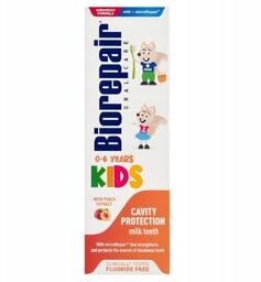 BIOREPAIR Kids pasta do zębów dla dzieci Brzoskwinia