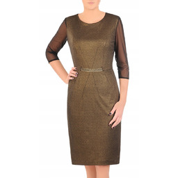 Sukienka Zyta 44 wizyta wesele komunia wizyta