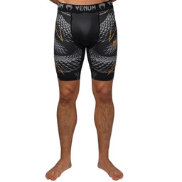Venum Vale Tudo Shorts Spodenki Kompresyjne Matupa Black/Grey/Gold