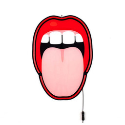 SELETTI - Blow Tongue LED Lampa Ścienna