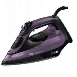Żelazko Parowe Eloxalowa Stopa 3100W 260 g/min Braun