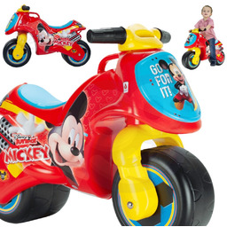 INJUSA Myszka Miki Jeździk Motor Rowerek Biegowy