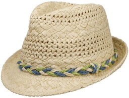 Kapelusz Słomkowy Vented Crown Kids by maximo, naturalny