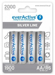 everActive Akumulatory paluszki R6/AA 2000 mAH, blister 4
