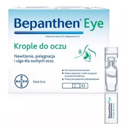 Bepanthen Eye Krople do oczu, 10 x 0,5