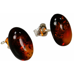 Kolczyki z bursztynem