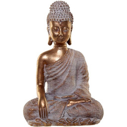 Puckator Tajski Budda Figurka - Złoto i białe