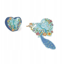 Puzzle 40 konturowe Serce 224x281 mm Scratch