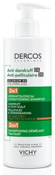 VICHY Dercos Szampon 2 w 1 przeciwłupieżowy