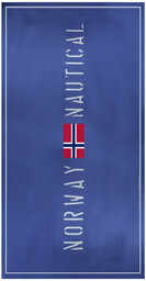 Norway 1963 UNISEX NIEBIESKI RĘCZNIK PLAŻOWY