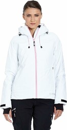 Hi-Tec Damska parka Chalten Outdoor Biały - Śnieg