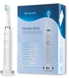 Meriden Sonic+ Professional Szczoteczka soniczna biała, 1 sztuka