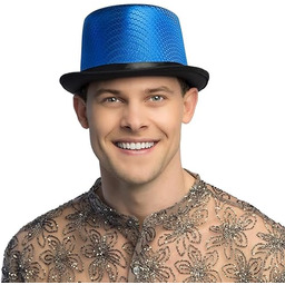 Boland - Błyszczący cylinder Caprice, kapelusz na kostiumy