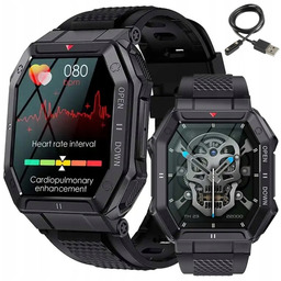 Smartwatch Zegarek Męski Militarny Rozmowy Wielofunkcyjny Pomiary Menu