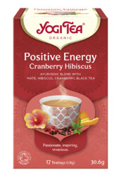 YOGI TEA Herbatka Pozytywna Energia Żurawina Hibiskus (Positive