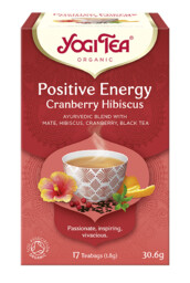 Yogi Tea Herbatka pozytywna energia żurawina hibiskus positive