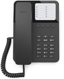 Gigaset Telefon przewodowy DESK400 Czarny