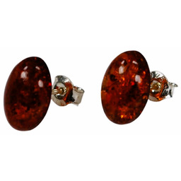 Kolczyki z bursztynem