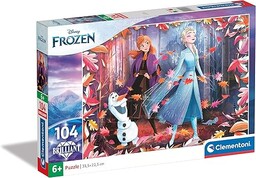 Clementoni -Clementoni-20161-Brilliant Disney Frozen 2-104 sztuk puzzle