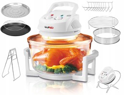 Lund Kombiwar Halogenowy 17L Biały Piekarnik Duży