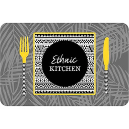 Décorline zestaw etnicznych stołów kuchennych, wielokolorowy, 28,5 x