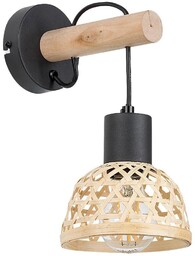 RABALUX 71025 Rattan Lampa IP20 czarny E27 1x