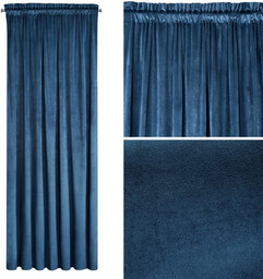 Zasłona 135 x 270 Dekoracyjna Velvet Rosa Granat