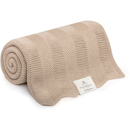 Bambusowy Kocyk Beige 80X100  Fir - My